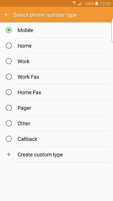 Press the required number type.