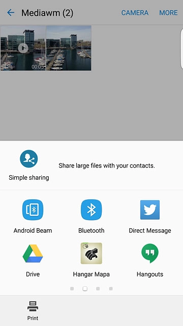 Press Bluetooth.Your phone now searches for devices and after a moment, a list of Bluetooth devices within range is displayed.