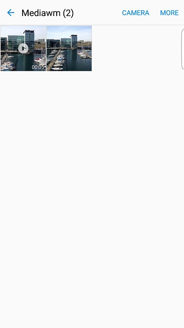 Go to the required folder.Press and hold the required file.