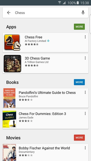 Press the required app.