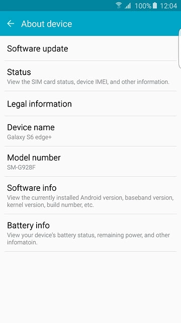 Press Software update.