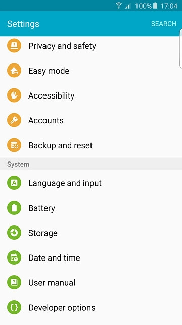 Press Privacy and safety.