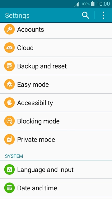 Press Date and time.