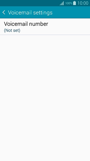 Press Voicemail number.