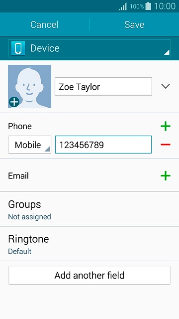 Press the drop down list next to the phone number.