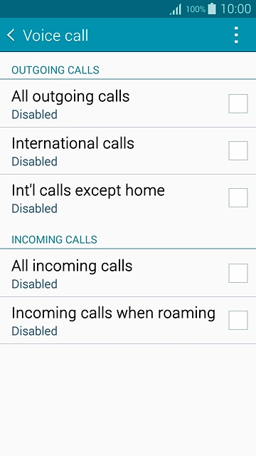 Int'l calls except home