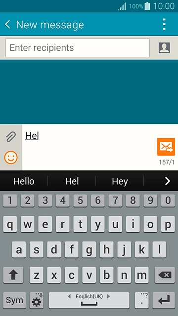 Press arrow right to see more words.