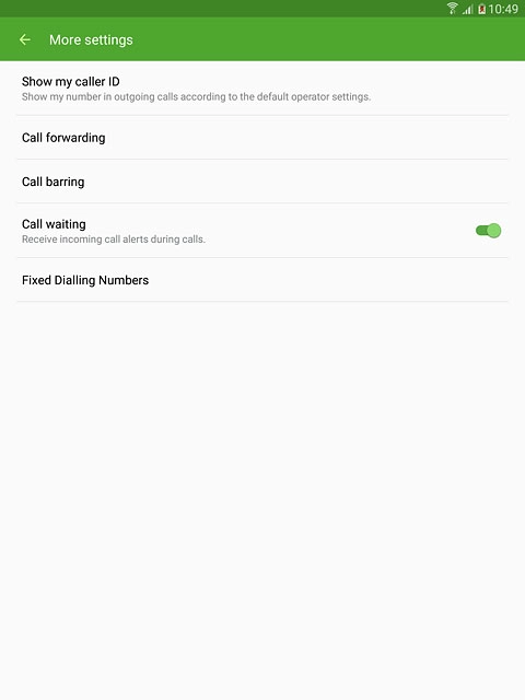 Press Show my caller ID.