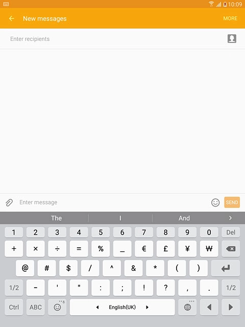 Press 1/2 to see more symbols.