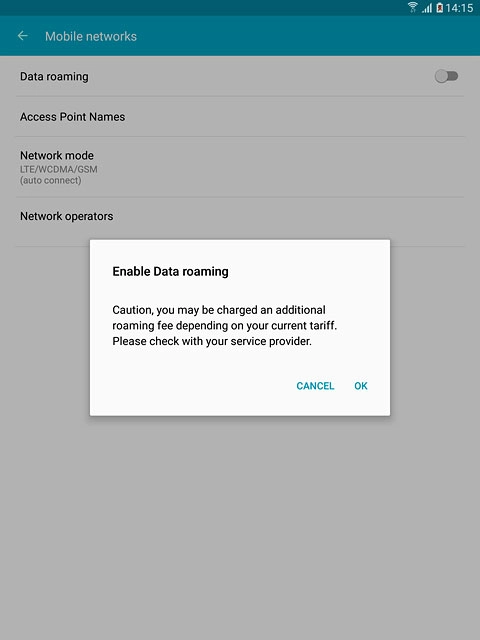 If you turn on the function:Press OK.