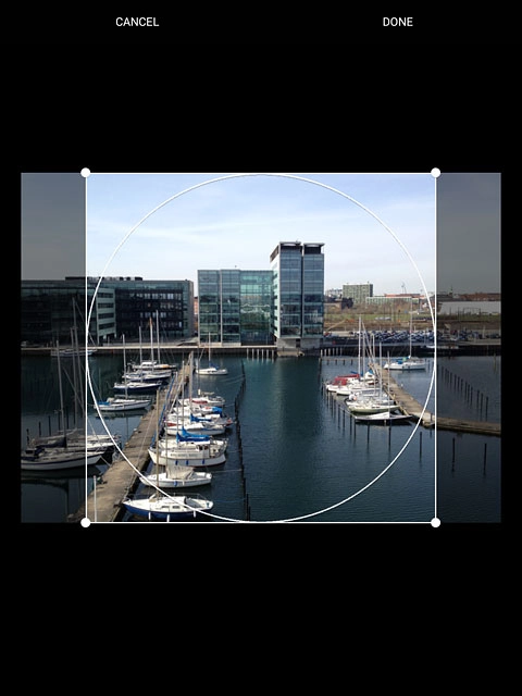 Drag the frame to the required position to select the required detail.