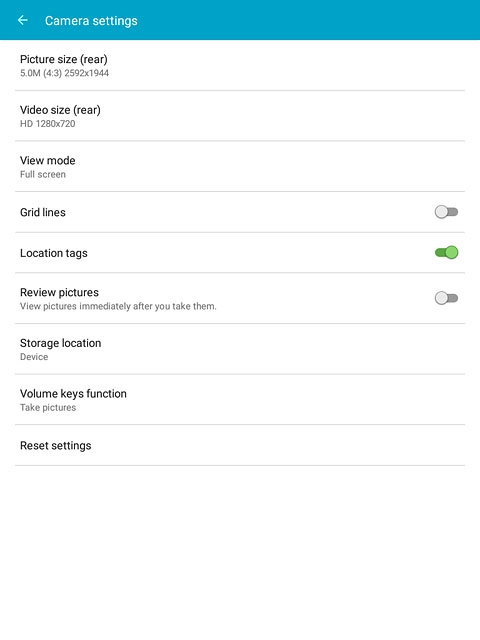 Press Picture size (rear).