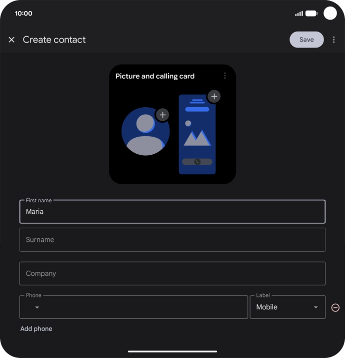 Press Surname and key in the required last name.