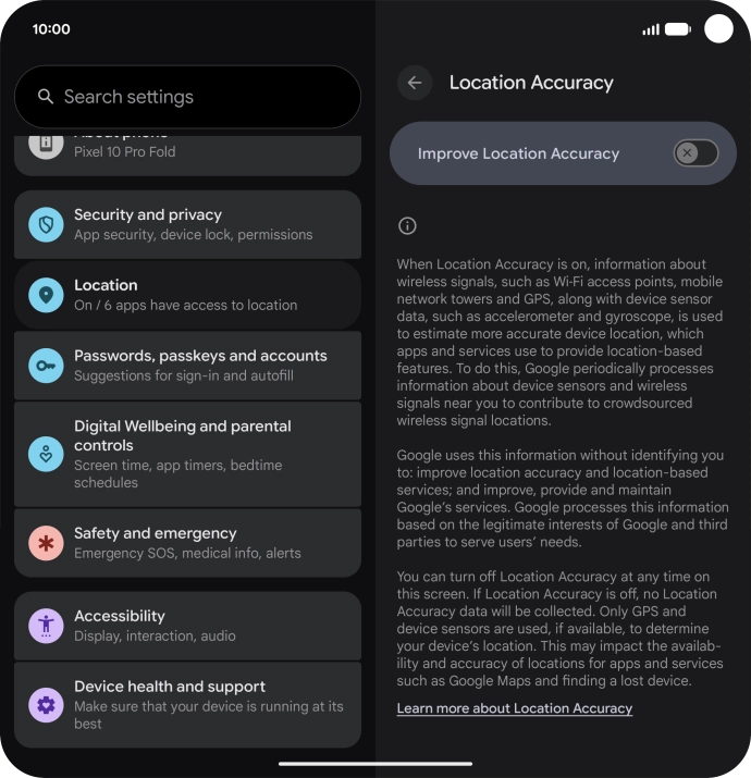 If you press the indicator next to If you press the indicator next to