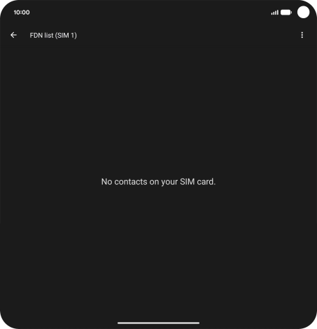 Press the menu icon. Press the menu icon.