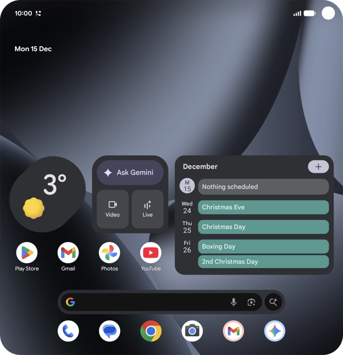 The divert icon shows that all incoming calls are diverted.