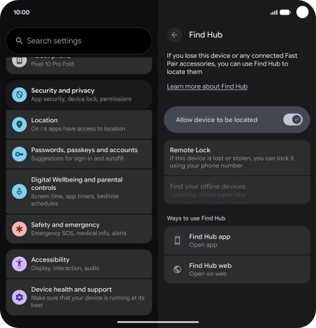 Slide your finger upwards starting from the bottom of the screen to return to the home screen.