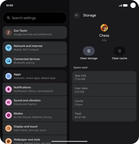 Slide your finger upwards starting from the bottom of the screen to return to the home screen.