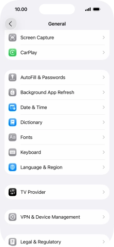 Press Background App Refresh.