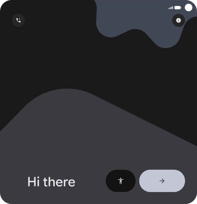 Press the help function icon and follow the instructions on the screen to select the required settings.