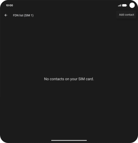 Press Add contact. Press Add contact.
