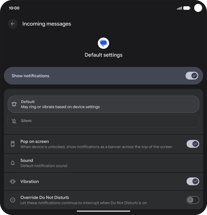 Press Sound and go to the required folder.