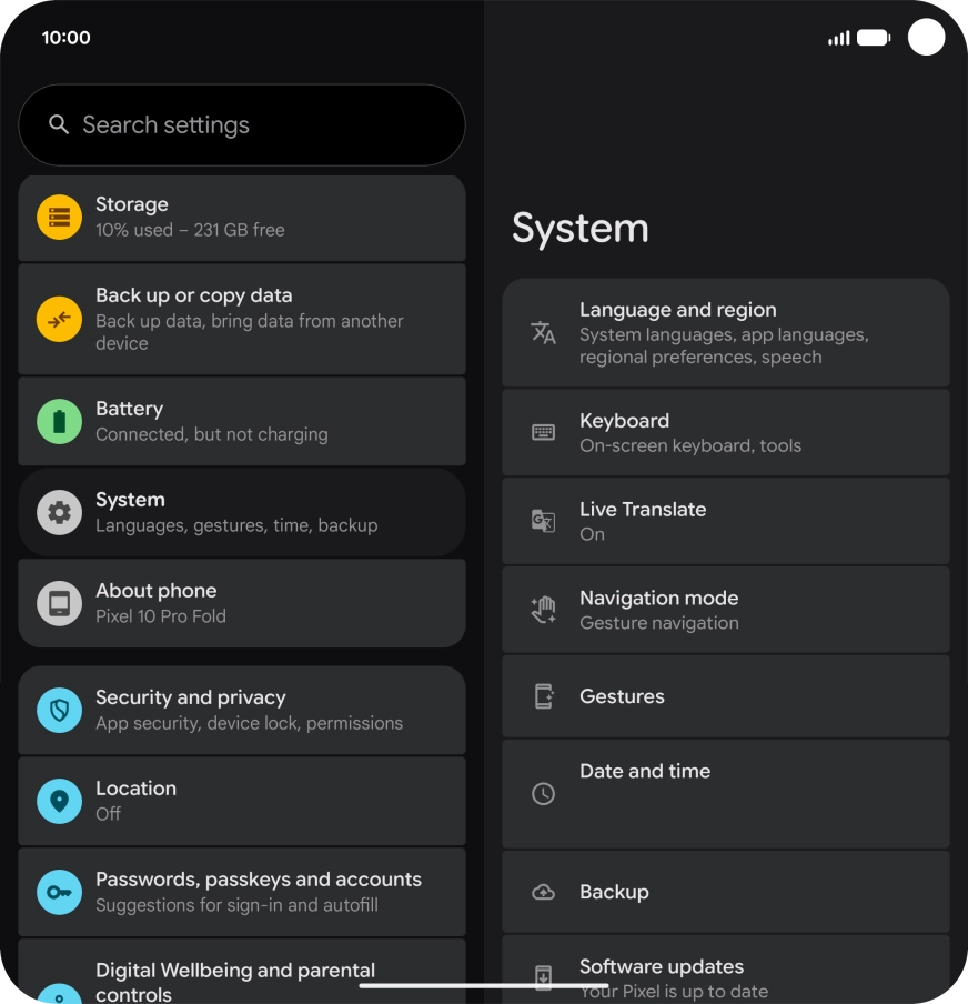 Press Date and time.