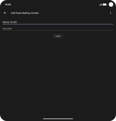 Press Number and key in the required phone number. Press Number and key in the required phone number.