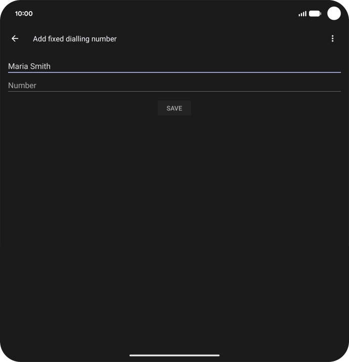 Press Number and key in the required phone number. Press Number and key in the required phone number.