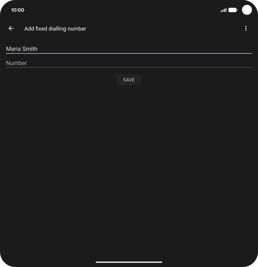 Press Number and key in the required phone number. Press Number and key in the required phone number.