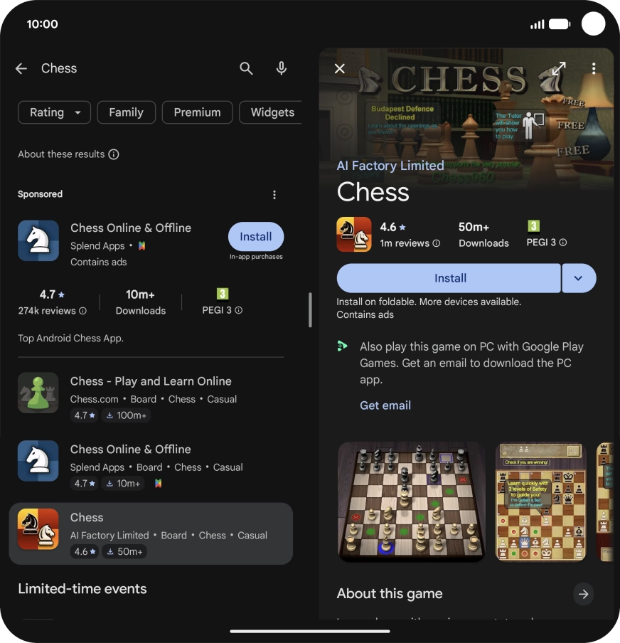 Slide your finger upwards starting from the bottom of the screen to return to the home screen.