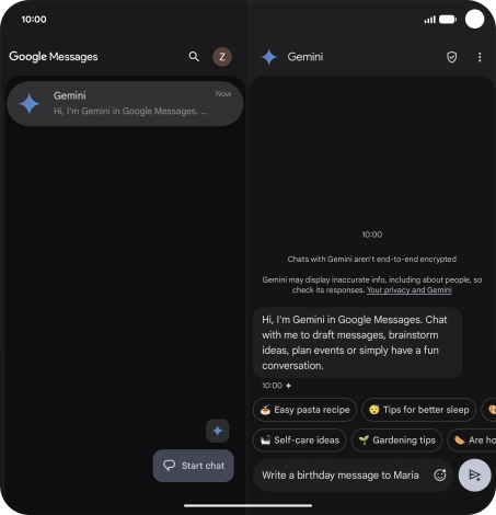 Write or say in your own words which topic you would like to use.