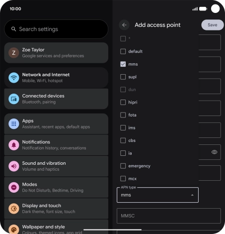 Press arrow up. Press arrow up.