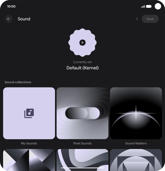 Slide your finger upwards starting from the bottom of the screen to return to the home screen.