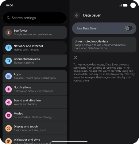 Press the indicator next to Press the indicator next to