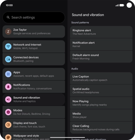 Press Ringtone alert.