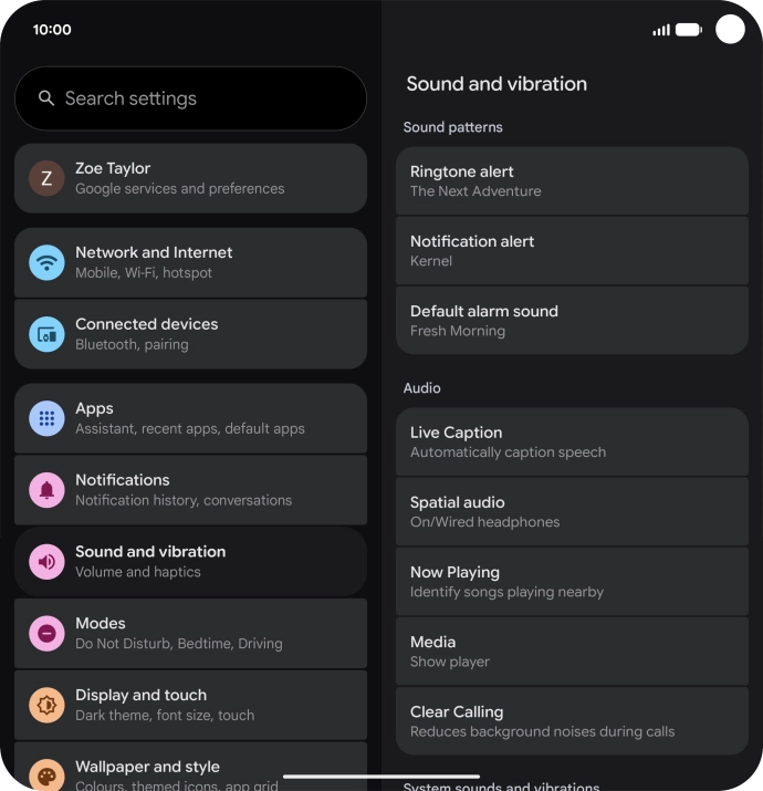 Press Ringtone alert.