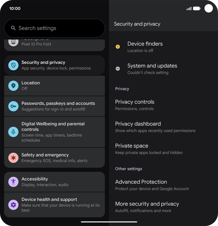 Press Device finders.