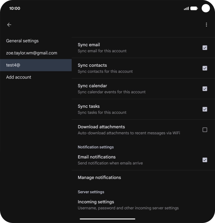 Press the field next to Press the field next to