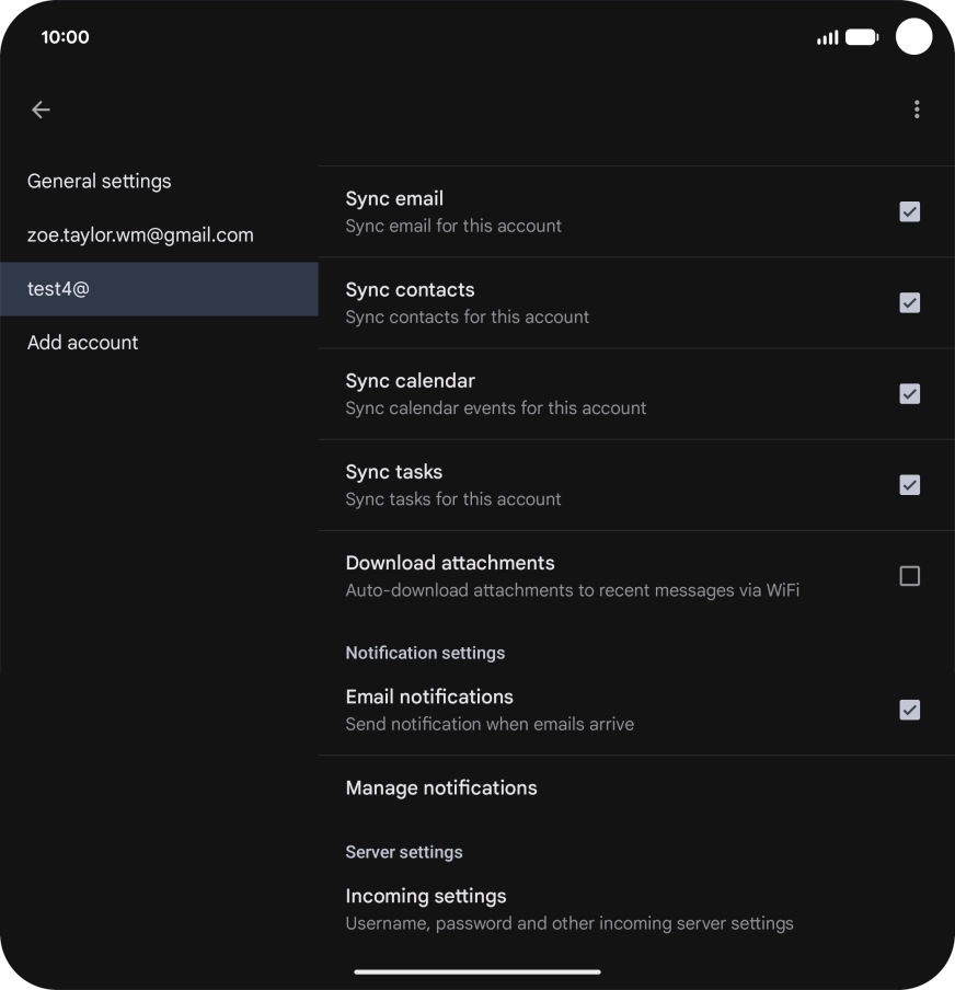 Press the field next to Press the field next to