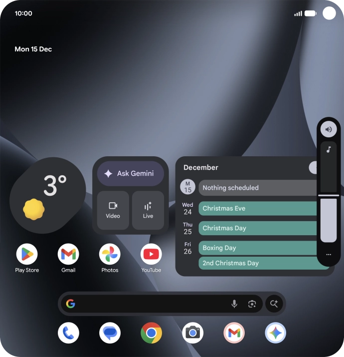 Press the sound mode icon.