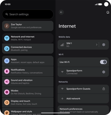 Slide your finger upwards starting from the bottom of the screen to return to the home screen.