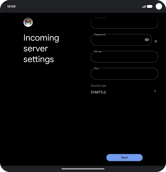 Press the field below Press the field below