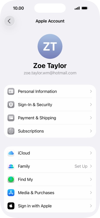 Slide your finger upwards starting from the bottom of the screen to return to the home screen.