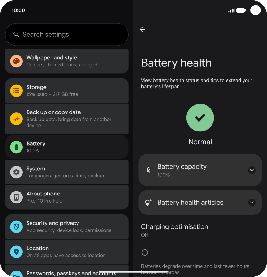 Press Charging optimisation.