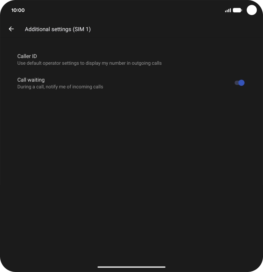Press the indicator next to Press the indicator next to