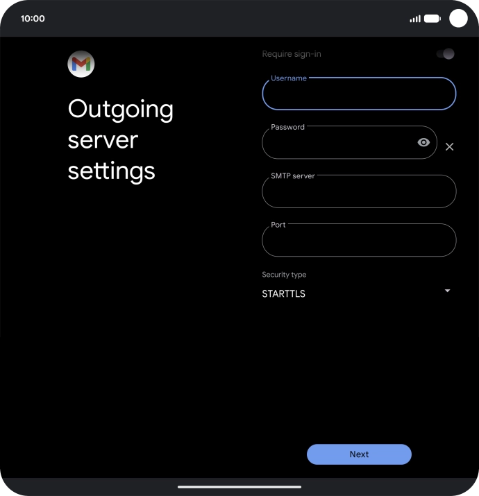 Press the field below Press the field below