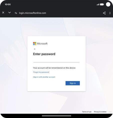 Press Sign in. Press Sign in.