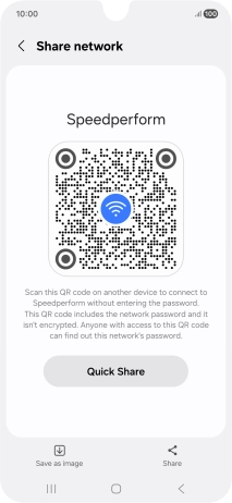 Place the QR code inside the camera frame on the other device to scan the code.