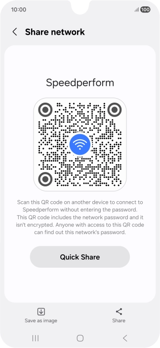 Place the QR code inside the camera frame on the other device to scan the code.